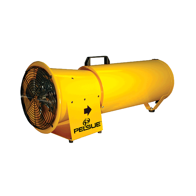 CONFINED SPACE VENTILATION & FALL PROTECTION, Steel axial blower with canister-electric, 1375D/1385D/1475D/1485D