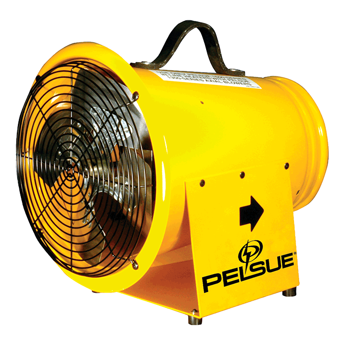 CONFINED SPACE VENTILATION & FALL PROTECTION, steel axial blower-electric, model: 1325P & 1400D